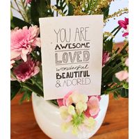 Growing Paper You Are Awesome Greeting Card